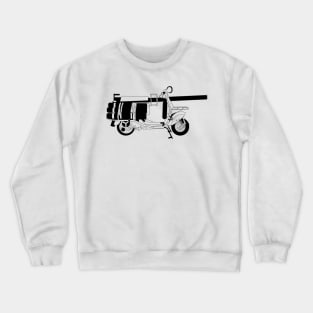 Vespa 150 T.A.P Black Outline Crewneck Sweatshirt